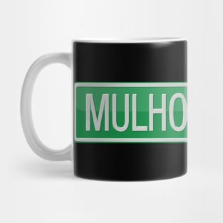 Mulholland Drive Street Sign T-shirt Mug